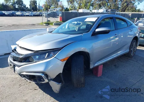 2019 Honda Civic Ex from USA, damaged, VIN JHMFC1F33KX007879